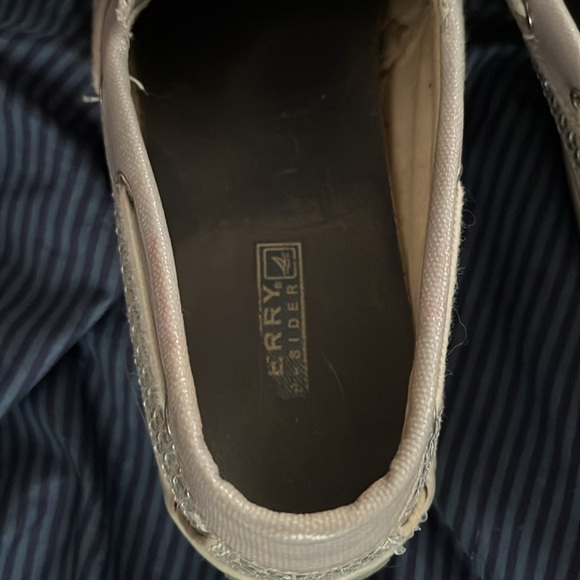 Used sperry topsider sequin boat shoes 8.5 m - Picture 4 of 8